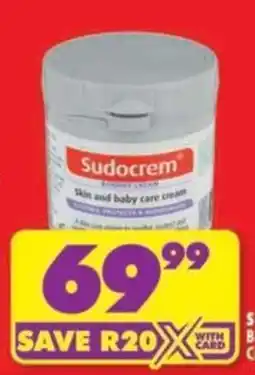 Shoprite Sudocrem skin and baby care cream offer