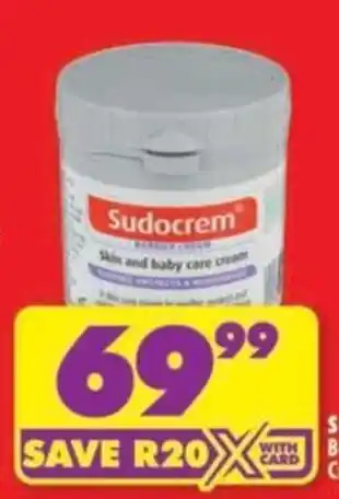 Sudocrem skin and baby care cream