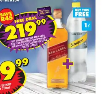 Shoprite Liquor Buy Johnnie Walker Red Label offer