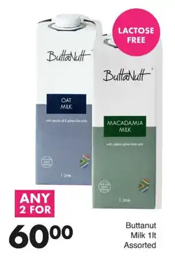 Save Buttanut Milk 1Lt Assorted offer