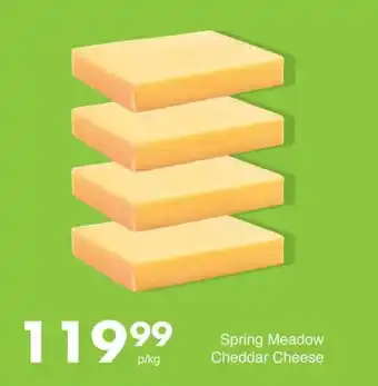 Save Spring Meadow Cheddar Cheese offer