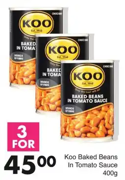 Save Koo Baked Beans In Tomato Sauce offer