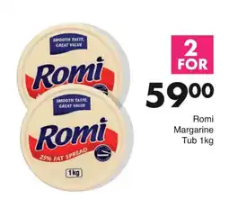 Save Romi Margarine Tub 1kg offer