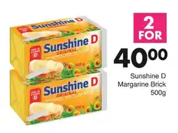 Save Sunshine D Margarine Brick offer