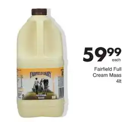 Save Fairfield Full Cream Maas offer