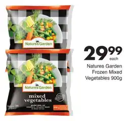 Save Natures Garden Frozen Mixed Vegetables offer