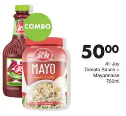 Save All Joy Tomato Sauce + Mayonnaise offer