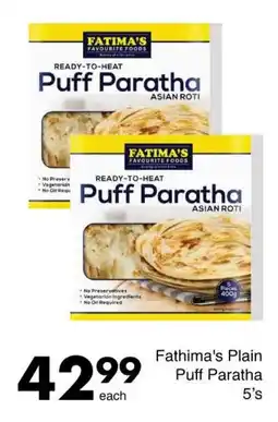 Save Fatima's Puff Paratha offer