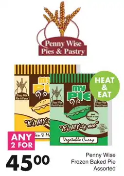 Save Penny Wise Frozen Baked Pie Assorted offer