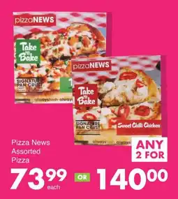 Save Pizza News Assorted Pizza offer