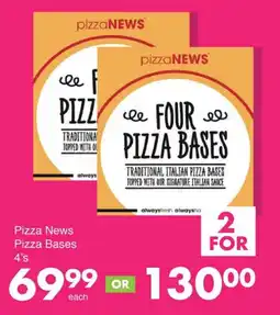 Save Pizza News Pizza Bases offer