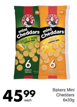 Save Bakers Mini Cheddars offer