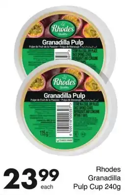 Save Rhodes Granadilla Pulp Cup offer