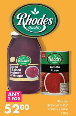 Save Rhodes Grated & Spiced Beetroot in Vinegar offer