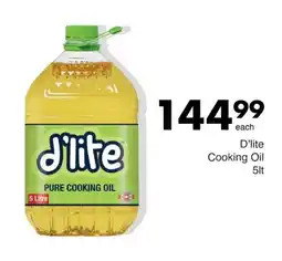 Save D'lite Cooking Oil offer