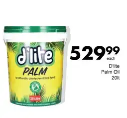 Save D'lite Palm Oil offer