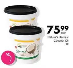 Save Nature's Harvest Coconut Oil offer