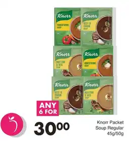Save Knorr Packet Soup Regular offer