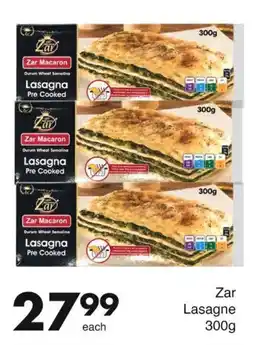 Save Zar Lasagne offer