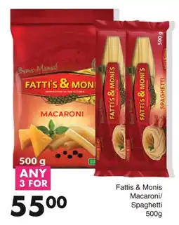 Save Fattis & Monis Macaroni/Spaghetti offer