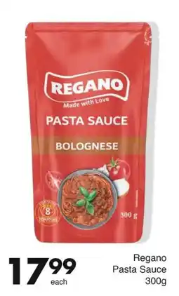 Save Regano Pasta Sauce offer