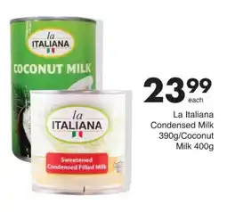 Save La Italiana Condensed Milk / Coconut Milk offer
