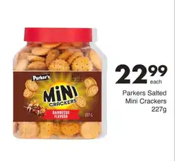 Save Parker's Mini Crackers offer