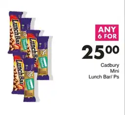 Save Cadbury Mini Lunch Bar offer