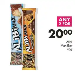 Save Alibi Max Bar offer