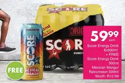 Save Score Energy Drink offer