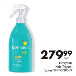 Save EverySun Kids Trigger Spray SPF50 offer