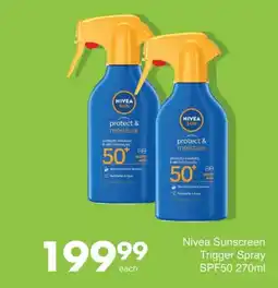 Save Nivea Sunscreen Trigger Spray offer