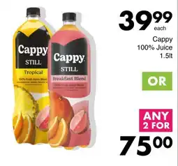 Save Cappy 100% Juice offer