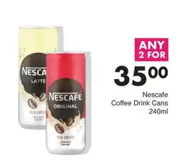 Save Nescafe Coffee Drink Cans offer