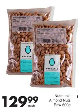 Save Nutmania Almond Nuts Raw offer