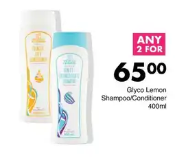 Save Glyco Lemon Shampoo/Conditioner offer