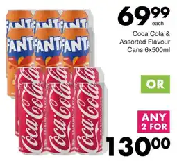 Save Coca Cola & Assorted Flavour Cans offer