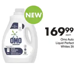 Save Omo Auto Liquid Perfect Whites offer