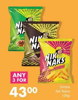 Save Simba Nik Naks offer