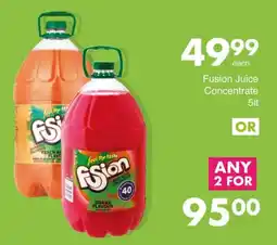Save Fusion Juice Concentrate offer