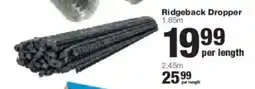 Build It Ridgeback Dropper offer