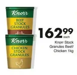 Save Hyper Knorr Stock Granules Beef/Chicken offer