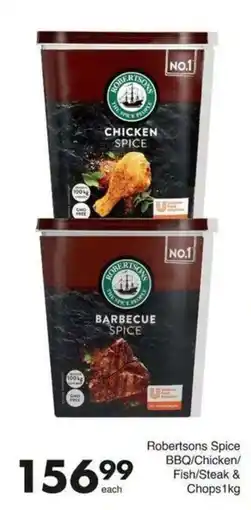 Save Hyper Robertsons Spice BBQ/Chicken/Fish/Steak & Chops offer