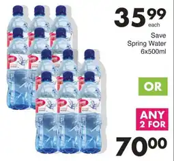 Save Spring Water offer