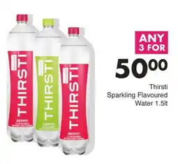Save Thirsti Sparkling Flavoured Water offer