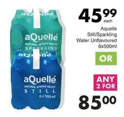 Save aQuellé Natural Spring Water Still/Sparkling Water Unflavoured offer