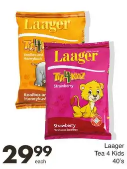Save Laager Tea 4 Kids offer