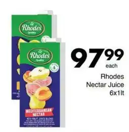 Save Hyper Rhodes Nectar Juice offer