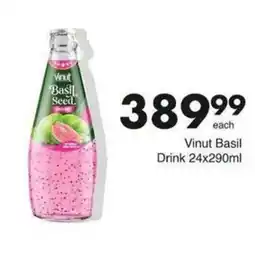 Save Hyper Vinut Basil Seed Drink offer