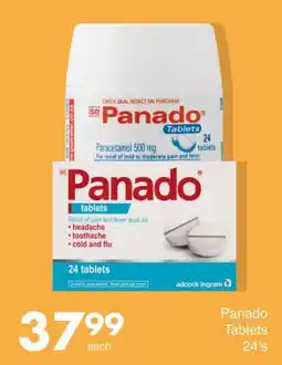 Save Panado Tablets offer